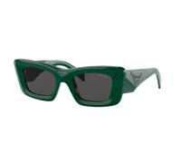 Prada Mujer Sunglass PR 13ZS - Color del Marco: Verde y mármol, Color de la Lente: Gris Oscuro