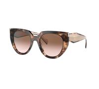 Prada Mujer Sunglass PR 14WS - Color del Marco: Tortuga y caramelo / Polvo, Color de la Lente: Marrón Degradado