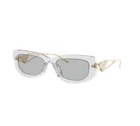 Prada Mujer Sunglass PR 14YS - Color del Marco: Gris Transparente, Color de la Lente: Gris Claro