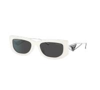 Prada Mujer Sunglass PR 14YS - Color del Marco: Talco, Color de la Lente: Gris Oscuro