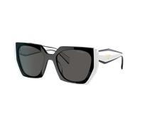 Prada Mujer Sunglass PR 15WS - Color del Marco: Negro/Talco, Color de la Lente: Gris Oscuro