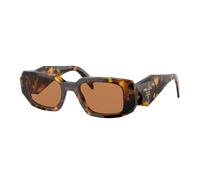 Prada Mujer Sunglass PR 17WS - Color del Marco: Miel y tortuga, Color de la Lente: Marrón Oscuro