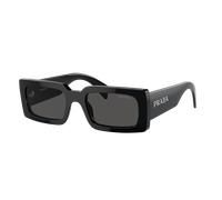 Prada Mujer Sunglass PR A07S - Color del Marco: Negro, Color de la Lente: Gris Oscuro