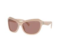 Prada Mujer Sunglass PR A27S - Color del Marco: Natural opalino, Color de la Lente: Marrón claro