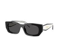 Prada Mujer Sunglass PR B05S - Color del Marco: Negro, Color de la Lente: Gris Oscuro