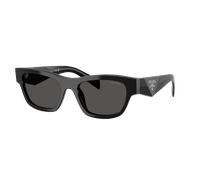 Prada Mujer Sunglass PR B09S - Color del Marco: Negro, Color de la Lente: Gris Oscuro