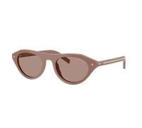 Prada Mujer Sunglass PR B15S - Color del Marco: Pecan, Color de la Lente: Marrón