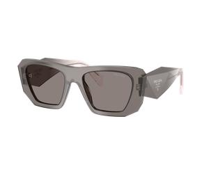Prada Mujer Sunglass PR B18S - Color del Marco: Gris, Color de la Lente: Gris Oscuro