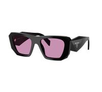 Prada Mujer Sunglass PR B18S - Color del Marco: Negro, Color de la Lente: Morado