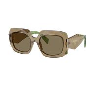 Prada Mujer Sunglass PR B23S - Color del Marco: Terra, Color de la Lente: Marrón claro