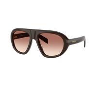 Prada Mujer Sunglass PR C05S - Color del Marco: Cigar, Color de la Lente: Burdeos degradado marrón