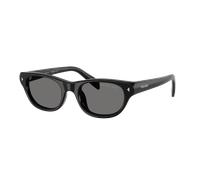 Prada Mujer Sunglass PR C08S - Color del Marco: Negro, Color de la Lente: Polarized Gris Oscuro
