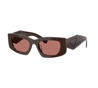 Prada Mujer Sunglass PR D03SD - Color del Marco: Cigar, Color de la Lente: Burdeos