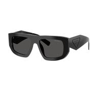 Prada Mujer Sunglass PR D04SU - Color del Marco: Negro, Color de la Lente: Gris Oscuro