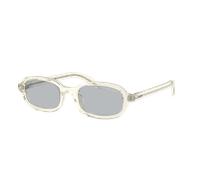 Prada Mujer Sunglass PR D06S - Color del Marco: Champán transparente, Color de la Lente: Gris Claro