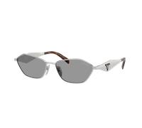 Prada Mujer Sunglass PR D50S - Color del Marco: Plateado, Color de la Lente: Gris