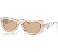 Prada Mujer PR 14YS 19M4I2 Gafas de sol Acetato Marrón Marrón Cuadrada Normal