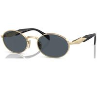 Prada Mujer PR 65ZS ZVN09T Gafas de sol Metal Oro Gris Redonda Normal