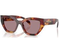 Prada Mujer PR A09S 22A20I Gafas de sol Acetato Tortuga Marrón Mariposa Normal