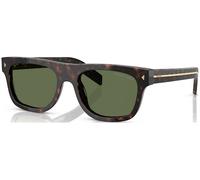 Prada Hombre PR B12S 17N20G Gafas de sol Acetato Tortuga Verde Pillow Polarizado