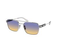 Prada Unisex Prada PR 67ZS 1BC06Z Gafas de sol Metal Plata Violeta Pillow Normal Sombreado