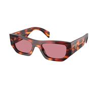Prada Unisex Prada PR A01S 13O80B Gafas de sol Acetato Rojo Violeta Pillow Normal