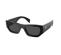 Prada Unisex Prada PR A01S 16K08Z Gafas de sol Acetato Negro Gris Pillow Normal