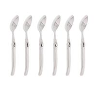 Pradel Excellence PCOX005063 - Juego de 6 cucharas de sopa Laguiole Les platetés - All Inox - Compatibles con lavavajillas - Elegancia y robustez diaria