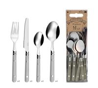 Pradel Saxo Set 16 Cubiertos Acero Inox 25cm-1,2mm Bicolor