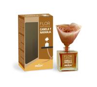 Prady ambientador flor perfumada canela y naranja - frasco de cristal