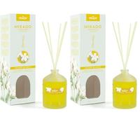 Prady - Mikado Jazmín Blanco - Unisex - 100 ml - Aroma Floral y Elegante (Paquete de 2)