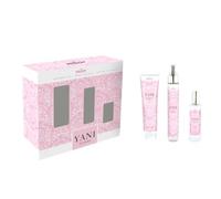 Prady - Pack Yani Mujer (Gel de Ducha, Body Splash, Eau de Toilette) - Aroma floral con carácter - Cuidado diario completo - Estuche ideal para regalo - Fragancia duradera, fresca y femenina