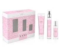 Prady - Set de Fragancia Yani para Mujer - Eau de Toilette 50 ml + Body Splash 75 ml + Shower Gel 100 ml - Estuche de 3 Piezas
