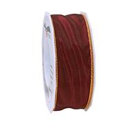 Präsent 4724025-609 Cinta de tafetán con Alambre, Poliéster, Kiwi, 40mm-25m