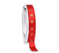 Präsent 721520-609 Cinta Impresa, Poliéster, Crema, 20-m-Roll 15 mm Width