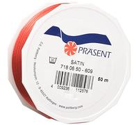 Präsent roja, 55 Yardas para Envolver, 0.25 Pulgadas de Ancho, decoración y Manualidades, Cinta Decorativa para Regalos, para Cada ocasión, Poliéster, Magenta, 6mm-50m, 50