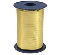 C.E. PATTBERG MEXICO Cinta regalo color oro metalizada, 400 m cinta embalar para rizar para envolver regalos, 5 mm de ancho, accesorios para decoración y manualidades cinta decorativa para toda ocasión