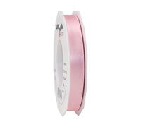 Präsent C.E. Pattberg satén Rosa Claro, 27 Yardas para Envolver, 0.6 Pulgadas de Ancho, decoración y Manualidades, Cinta Decorativa para Regalos, para Cada ocasión, Poliéster, Blanco, 15mm-25m, 25