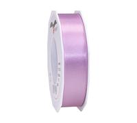 PRÄSENT C.E. Pattberg Satin Lila Cinta de Regalo, 27 Yardas para Envolver Regalos, 2,5 cm de Ancho, para decoración y Manualidades