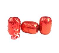 PRÄSENT Cinta de regalo de acebo roja, 24 x 20 m, bola de 5 mm, para manualidades, decoración y envoltura de regalos para cualquier ocasión