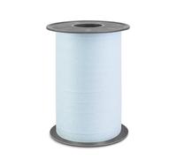 PRÄSENT Cinta de regalo de POLY GLITTER azul claro, 100 metros de cinta de 10 mm para manualidades, decoración y embalaje de regalos para cualquier ocasión