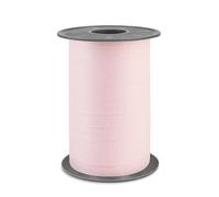PRÄSENT Cinta de regalo POLIY GLITTER rosa claro, 100 metros de cinta de 10 mm para manualidades, decoración y embalaje de regalos en cualquier ocasión