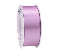 PRÄSENT - Cinta de satén Lila de 40 mm de Ancho, 25 m de Largo