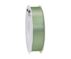 PRÄSENT Cinta de satén, Verde Viejo, 25 mm-25 m