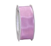 Präsent Lyon - Cinta de tafetán con alambre, 40 mm de ancho, 25 m de largo