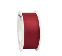 Präsent LYON-Cinta de tafetán con alambre x, color burdeos, Seide, negro, 40 mm-25 m