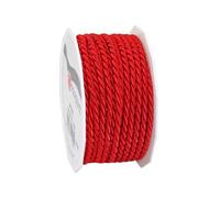 PRÄSENT Mosel - Correa para Equipaje (25 m de Largo, 4 mm de Ancho), White (Rojo) - 9020425-609