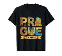 Praga City Name Travel Souvenir - Regalo turístico Camiseta