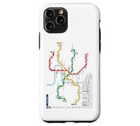 Praga Metro Checo Suburban Railway - Souvenir Ruta Mapa Carcasa para iPhone 11 Pro