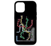 Praga Metro Checo Suburban Railway - Souvenir Ruta Mapa Carcasa para iPhone 12/12 Pro